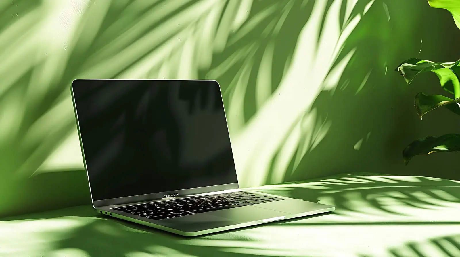 Laptop on Bar Counter for Interior Decoration — free download from Dotvec