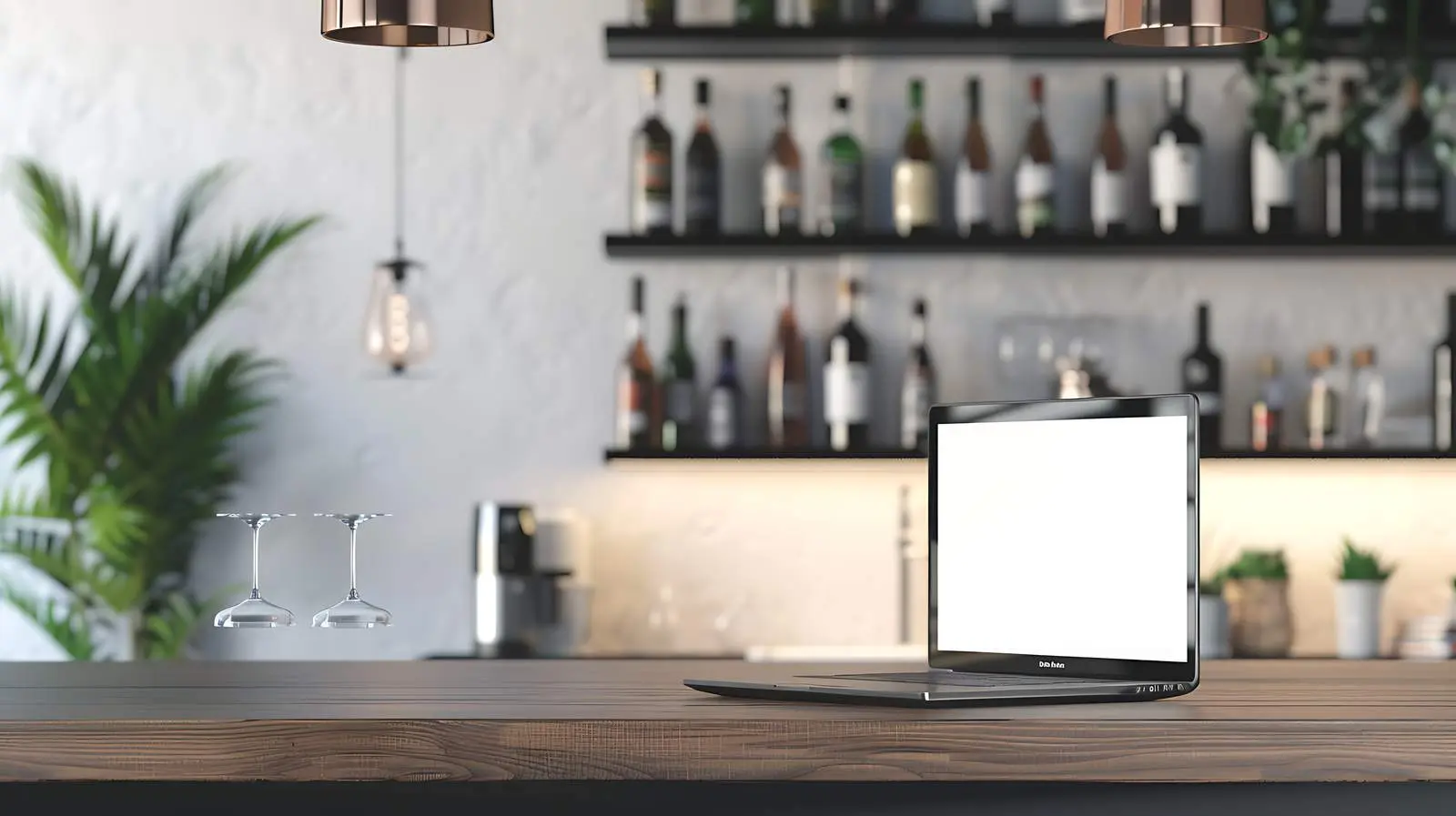 Laptop on Green Velvet Background with Sunlight – free home office decor image from Dotvec