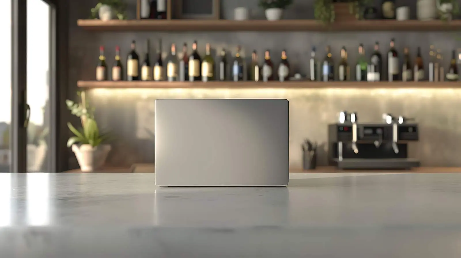 Laptop Computer on Green Velvet Background — free download from Dotvec