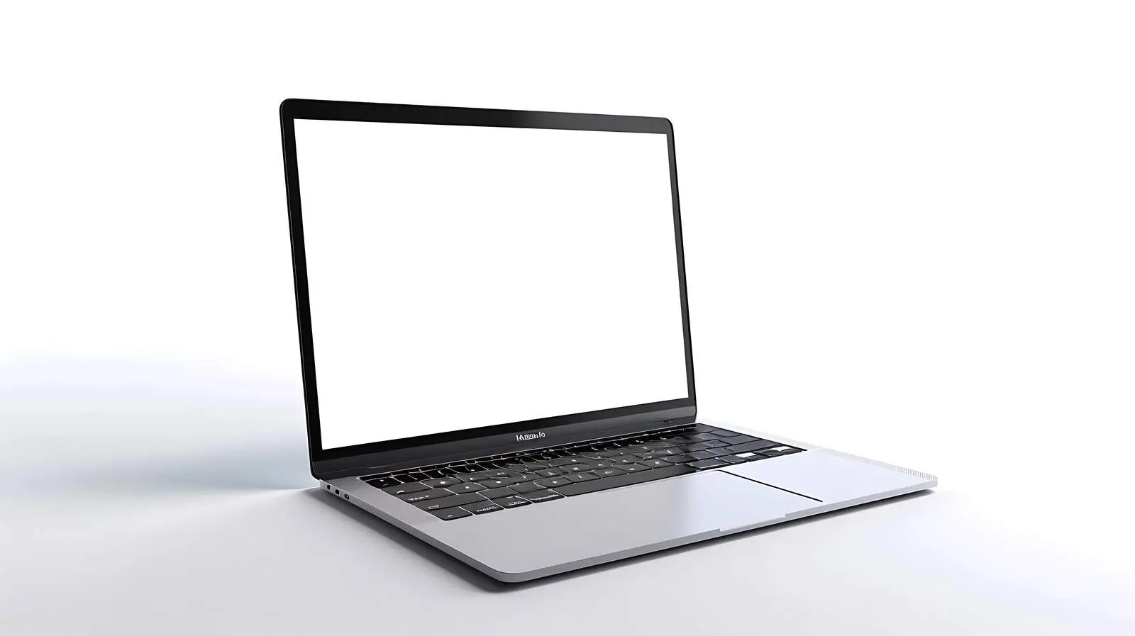 Minimalist Laptop Computer with Blank Screen Space — free download from Dotvec