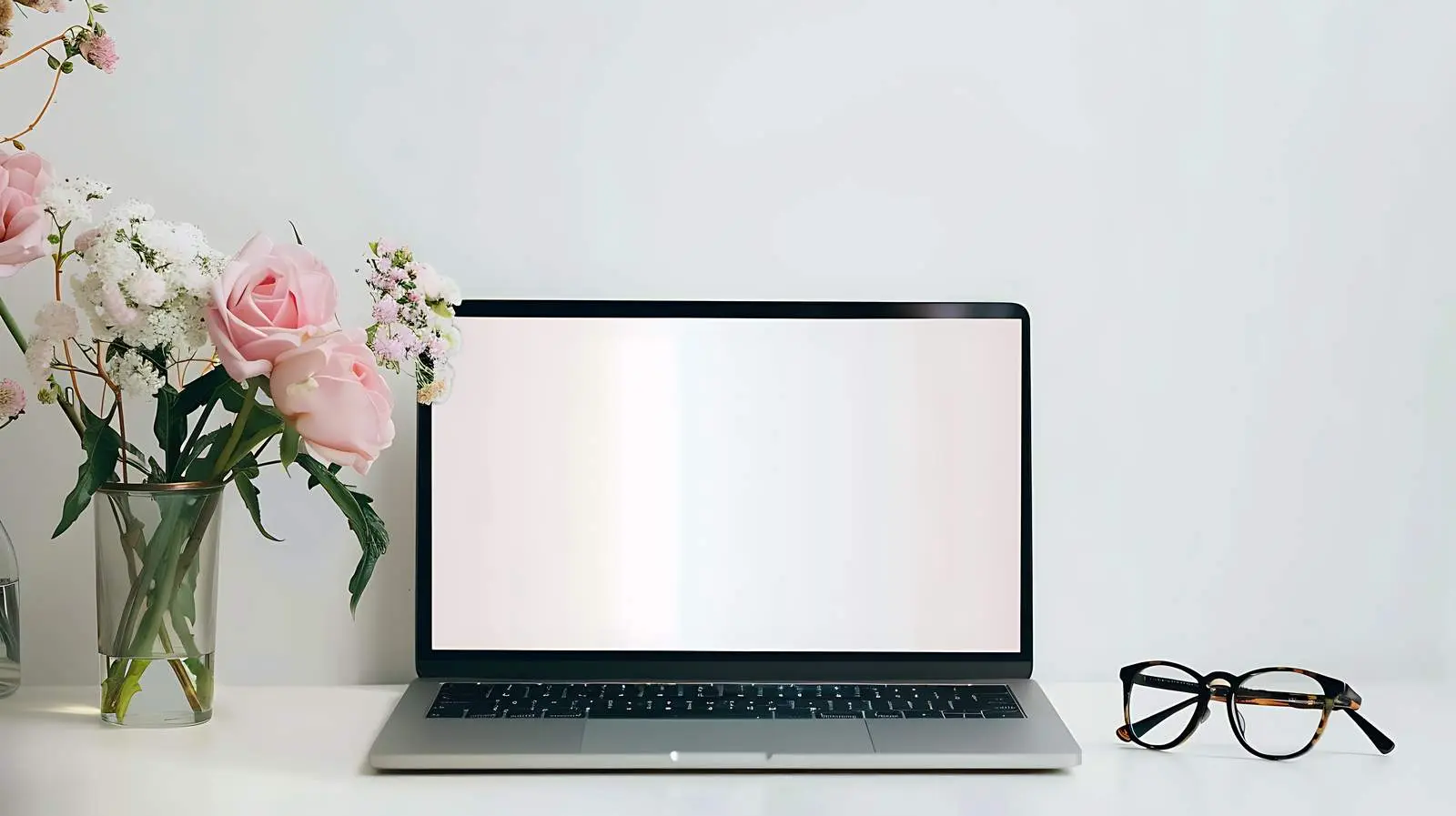 Mockup of Laptop with Blank Screen Space — free download from Dotvec