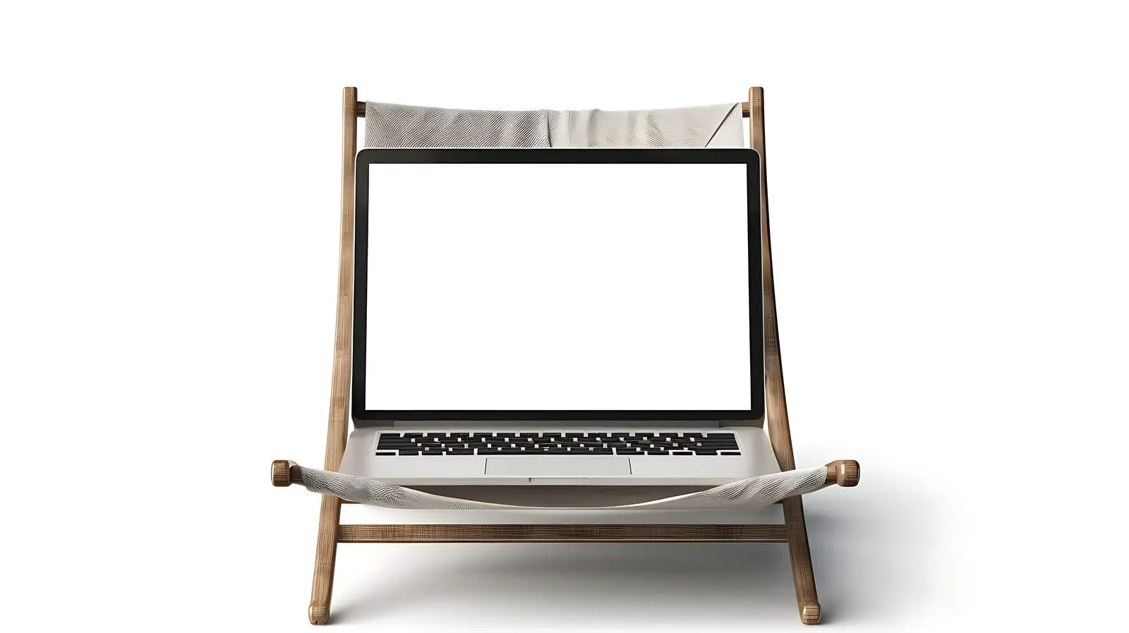 Laptop with Blank Screen and Copy Space — free download from Dotvec