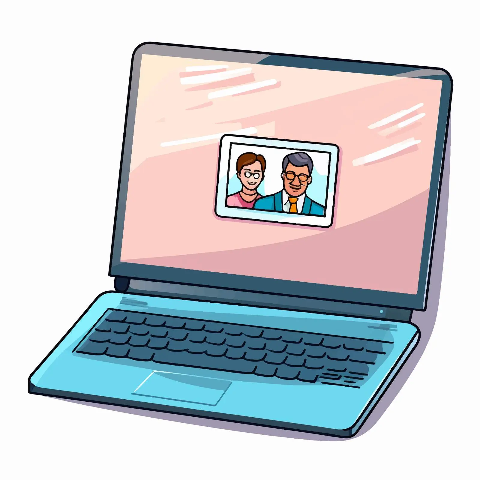 Laptop and Curriculum Recruitment Design Vector — free download from Dotvec