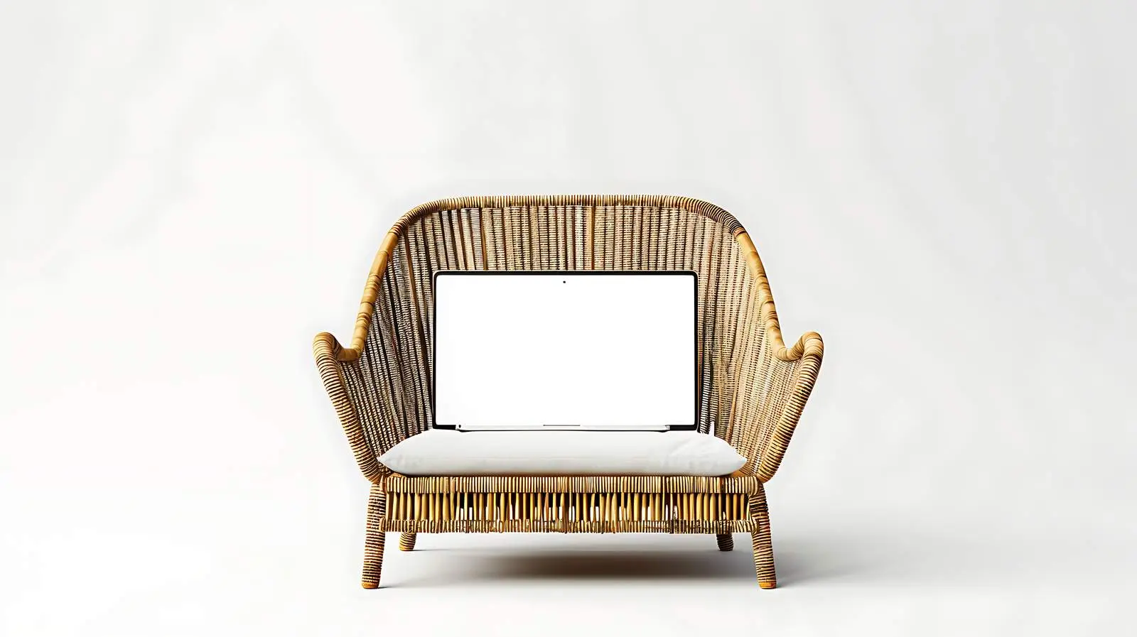 Minimal Laptop Mockup with Blank Screen Space — free download from Dotvec