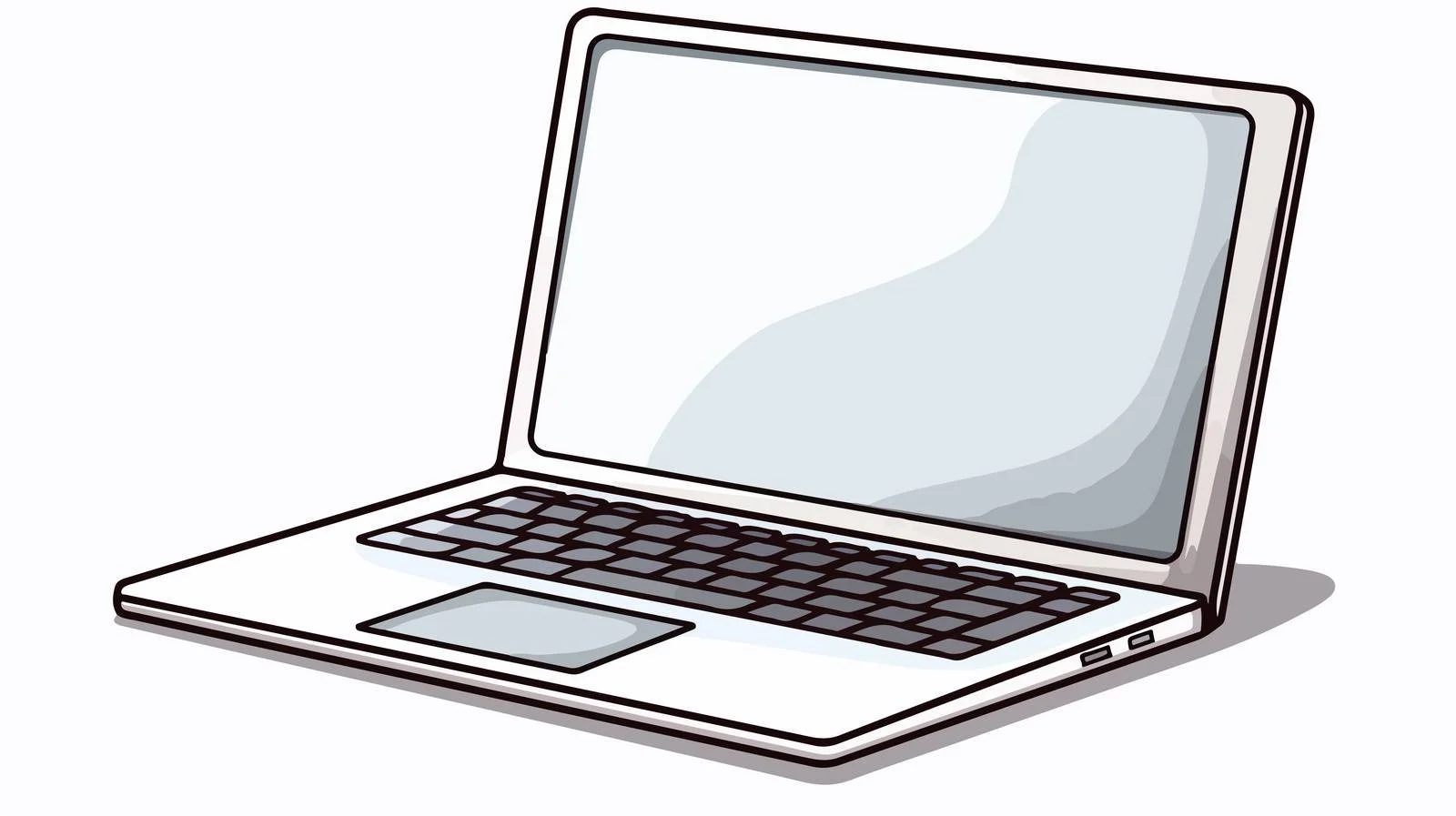 Professional Laptop Computer Design — free download from Dotvec