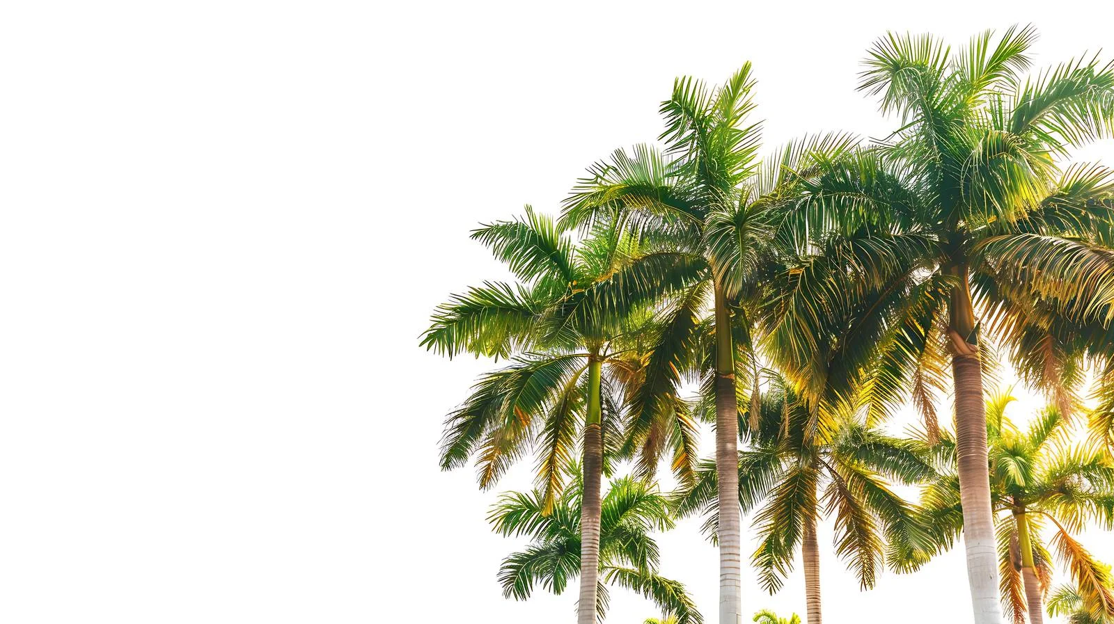 Vibrant Palm Trees Under Clear Blue Sky — free download from Dotvec