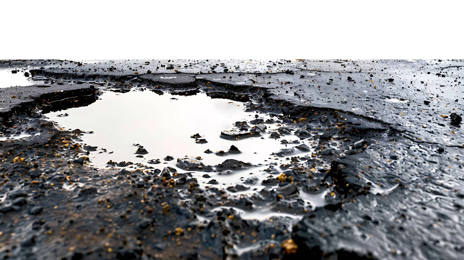 Wet Asphalt with Large Oil Stains — free download from Dotvec