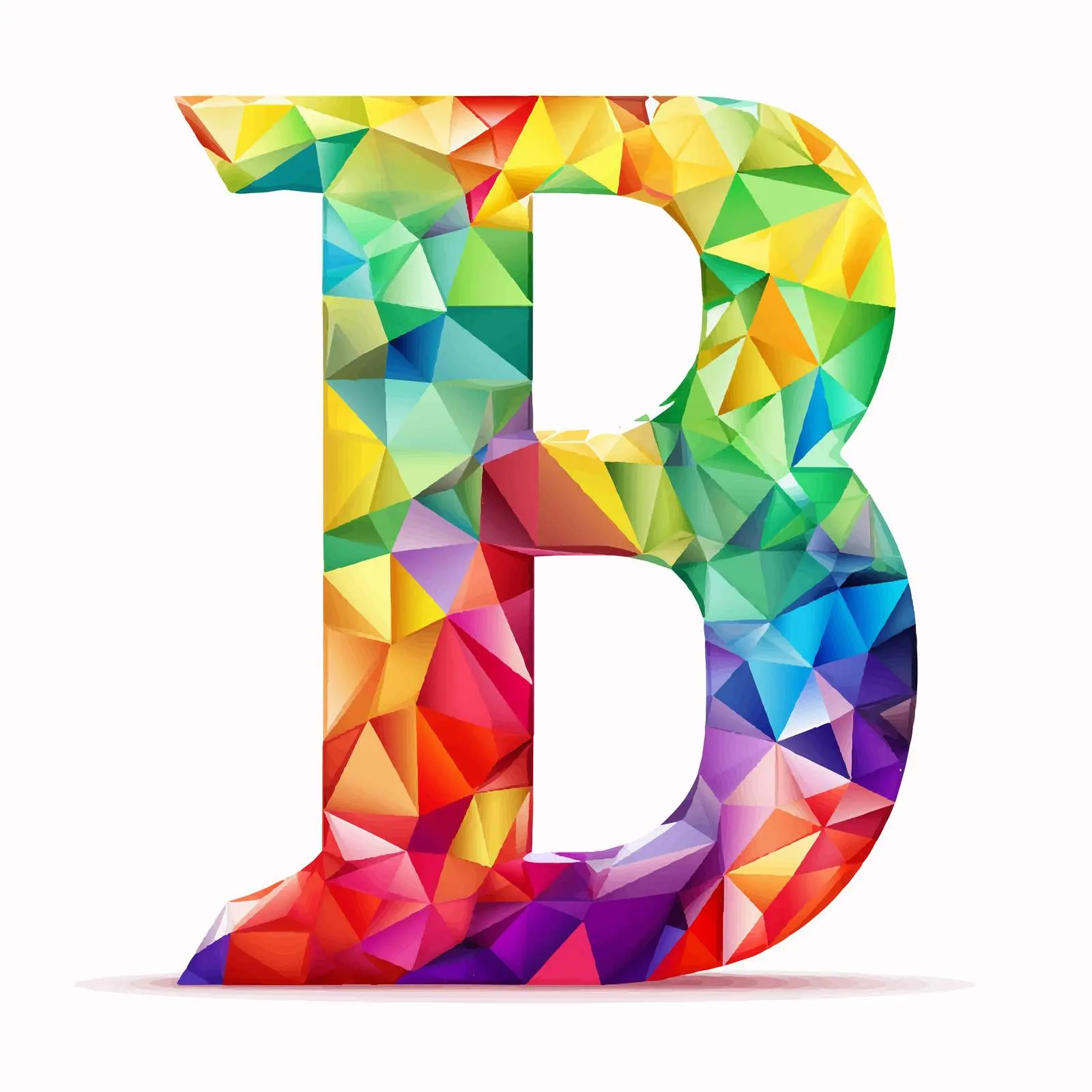 Colorful Latin Alphabet in LGBT Flag Colors – free inclusive design image from Dotvec