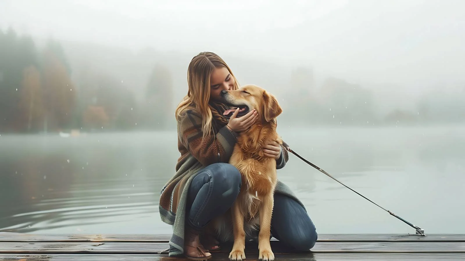 Joyful Interaction with Labrador Retriever — free download from Dotvec