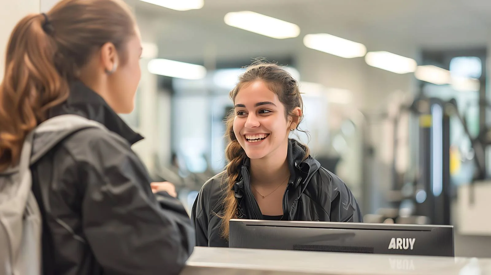 Communication at Gym Front Desk — free download from Dotvec