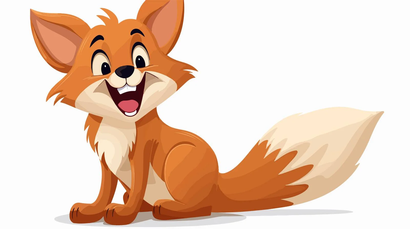 Playful Fox Cartoon Vector Illustration — free download from Dotvec
