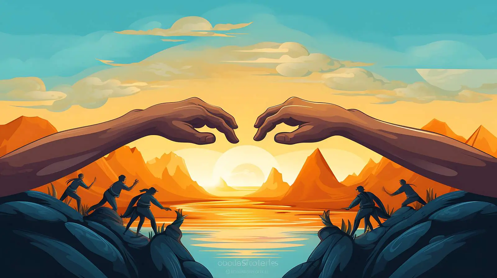 Leadership Support Partnership Image — free download from Dotvec