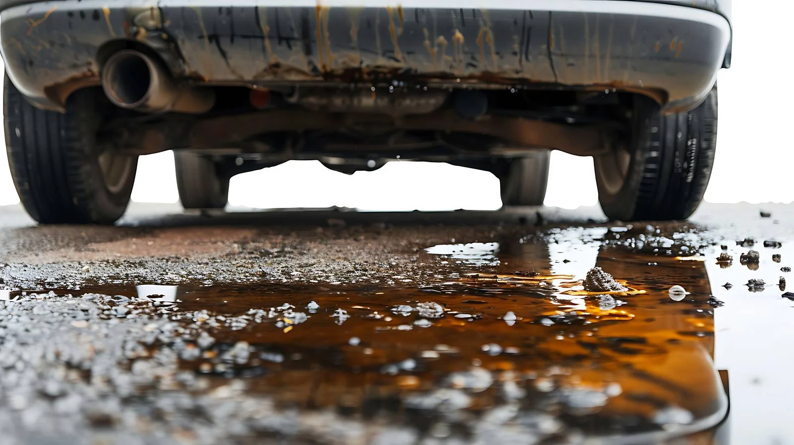 Identifying Oil or Gasoline Leak under Vehicle — free download from Dotvec