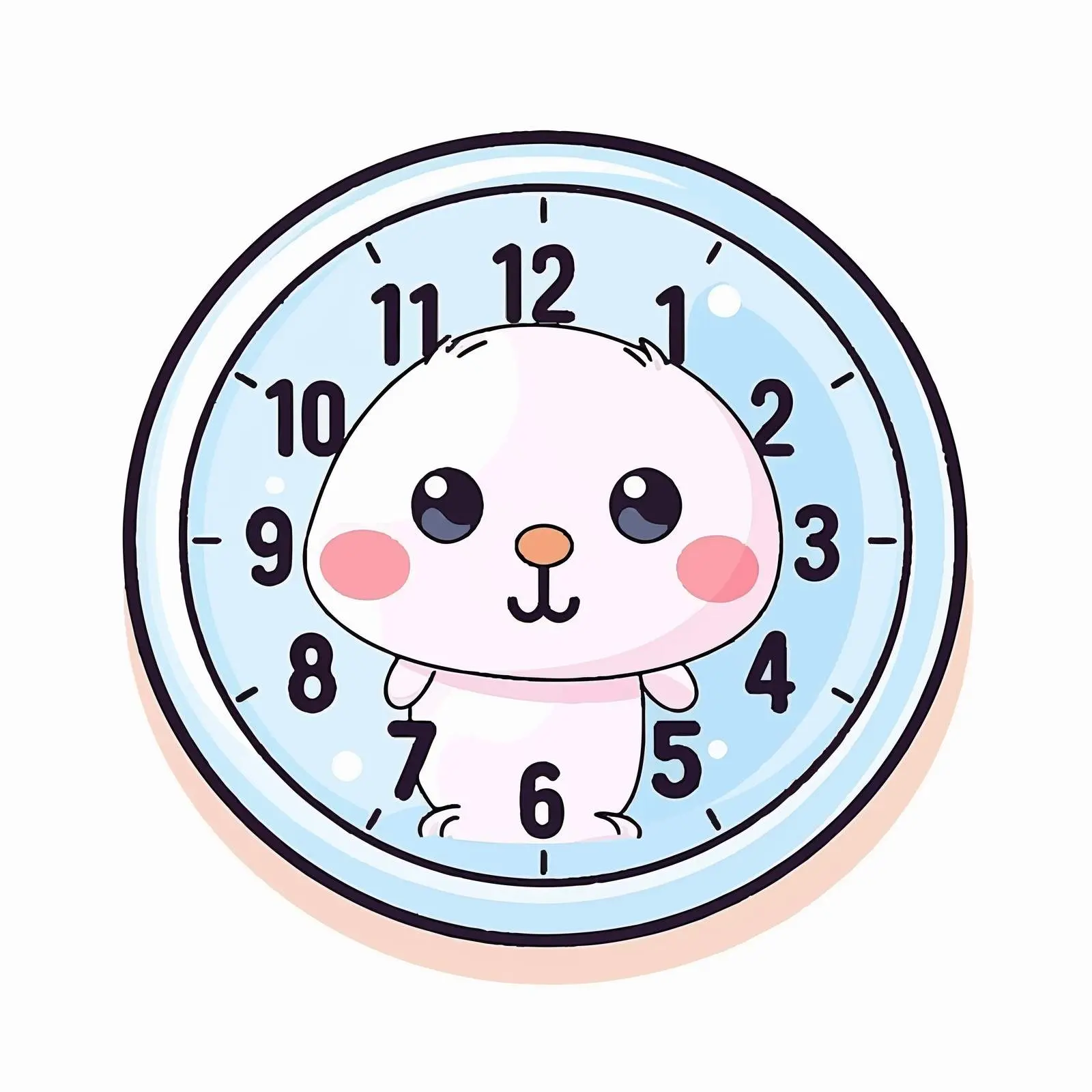 Clock Learning Activity Worksheet for Kids — free download from Dotvec
