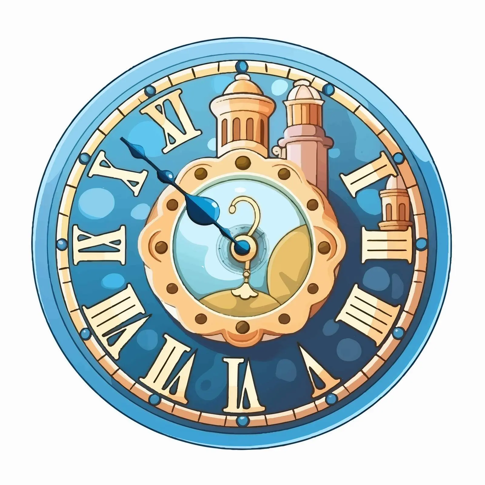 Clock Time Learning Worksheet for Kids – free teaching resources image from Dotvec