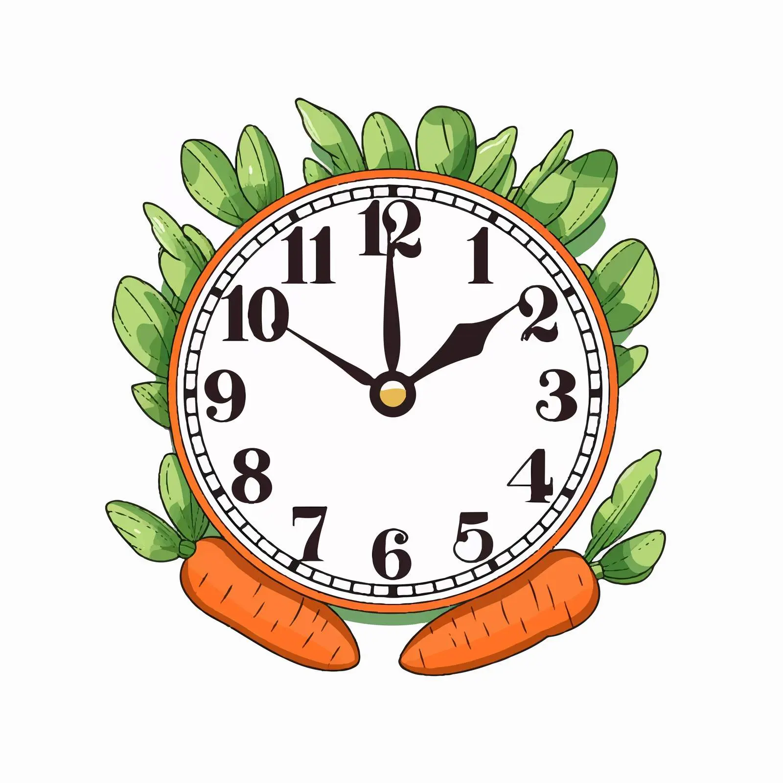 Learning Time on the Clock Worksheet — free download from Dotvec