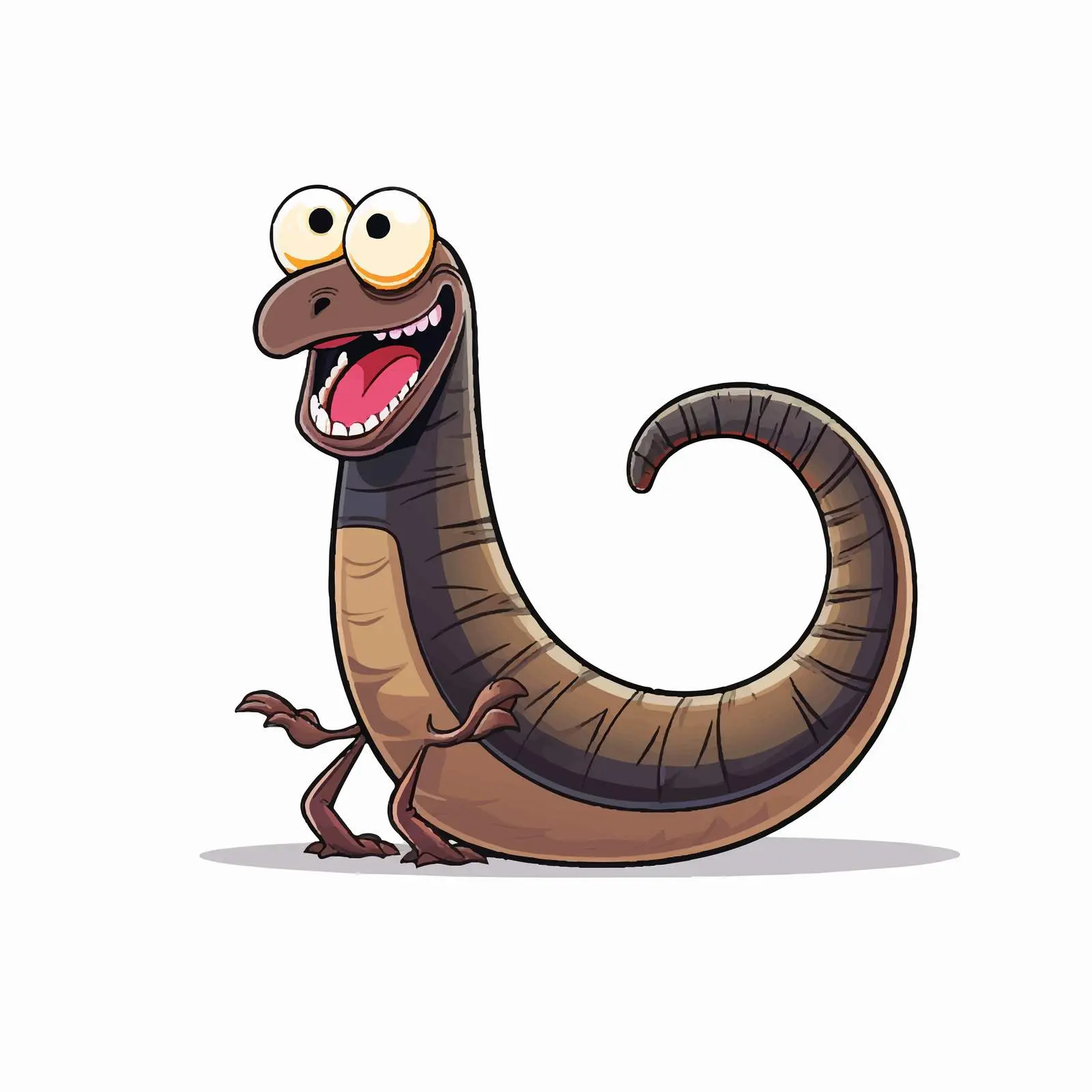 Cartoon Leech Vector Illustration Design — free download from Dotvec