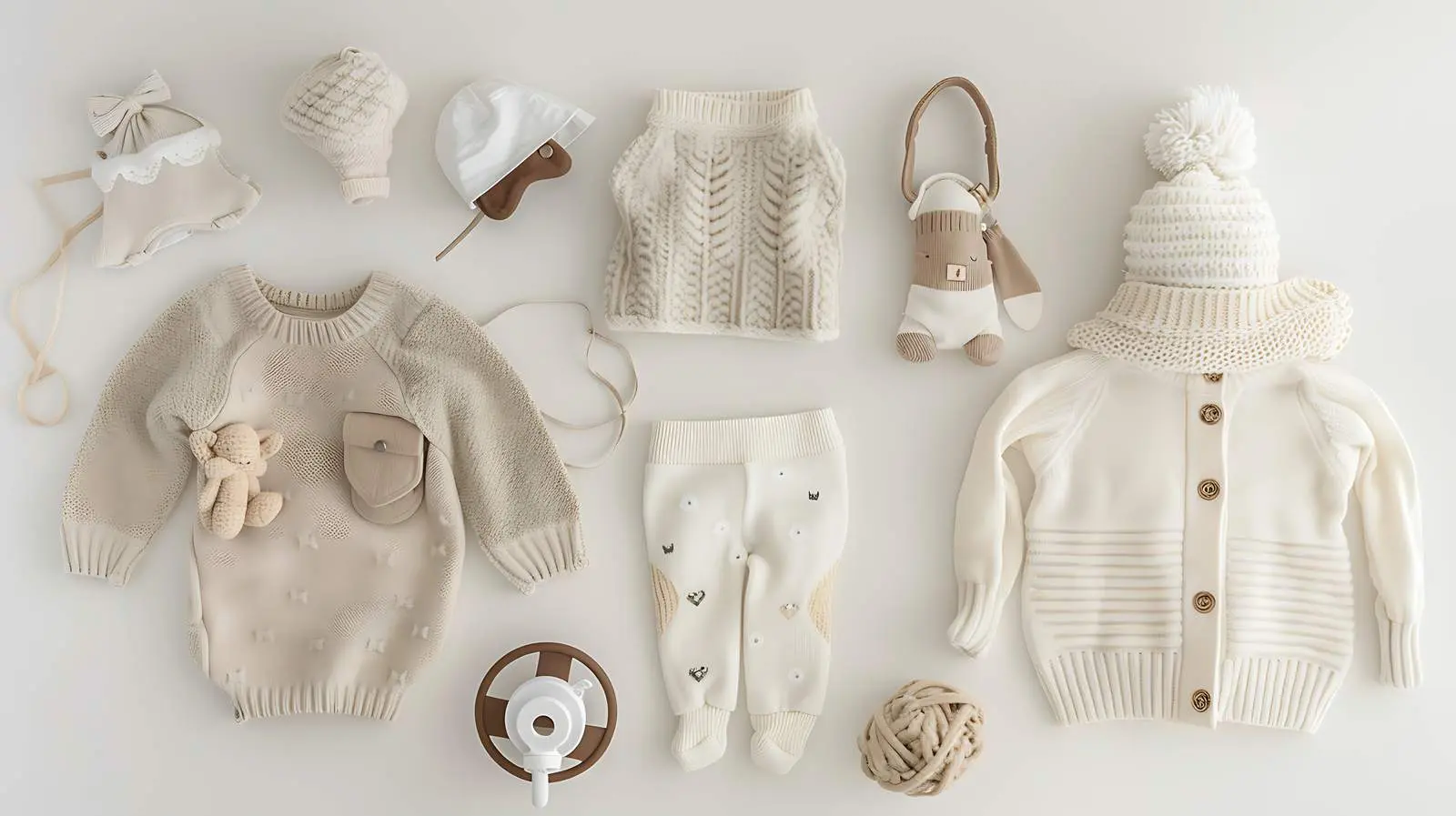 Newborn Baby Clothes Set with Accessories — free download from Dotvec