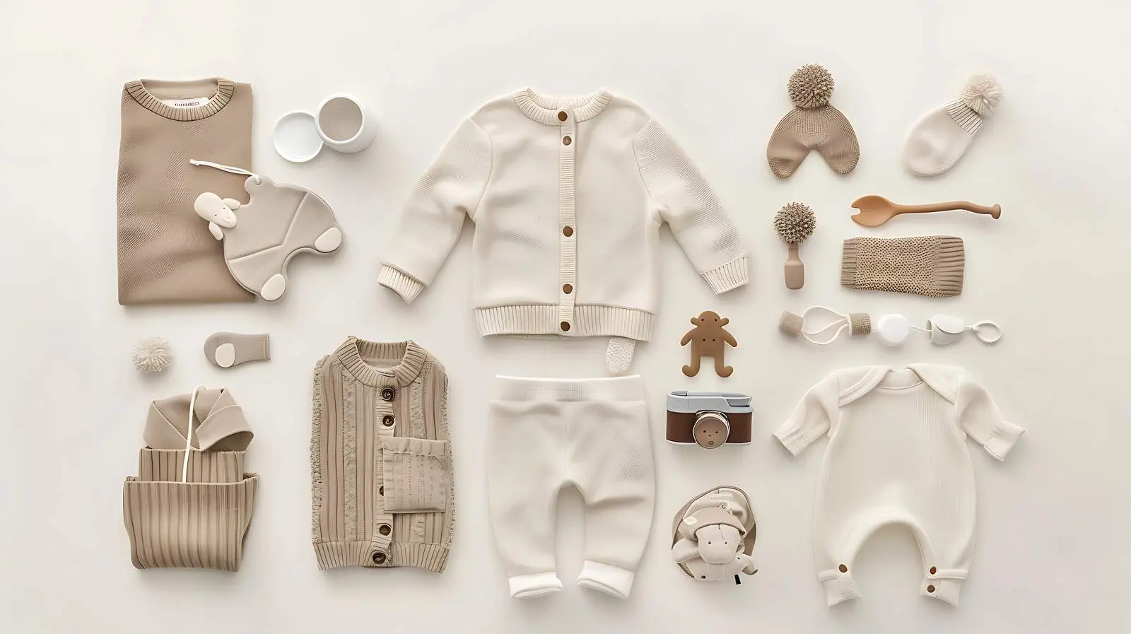 Newborn Baby Clothes Set with Leggings and Accessories — free download from Dotvec