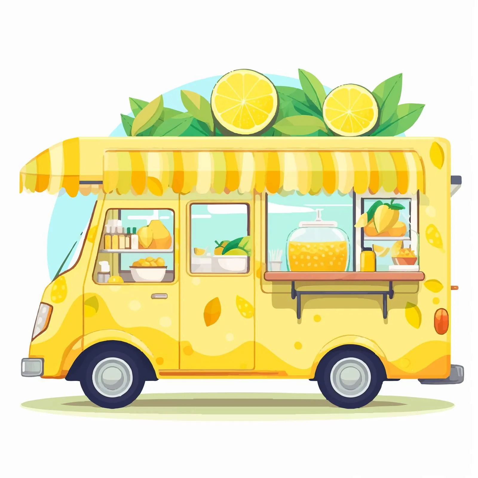 Mobile Lemonade Truck Street Food Cafe — free download from Dotvec