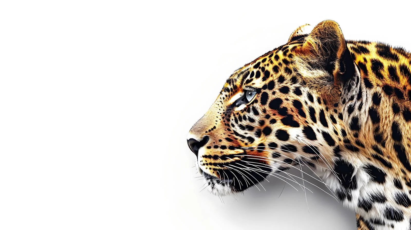 Leopard Print on White Background — free download from Dotvec