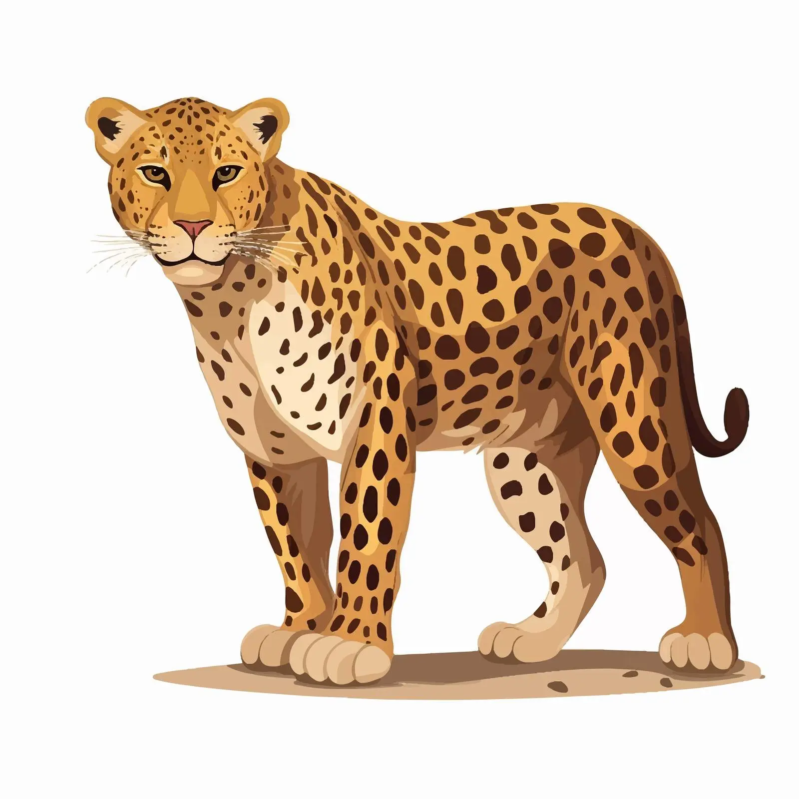 Leopard Skin Print Cartoon Vector Background — free download from Dotvec