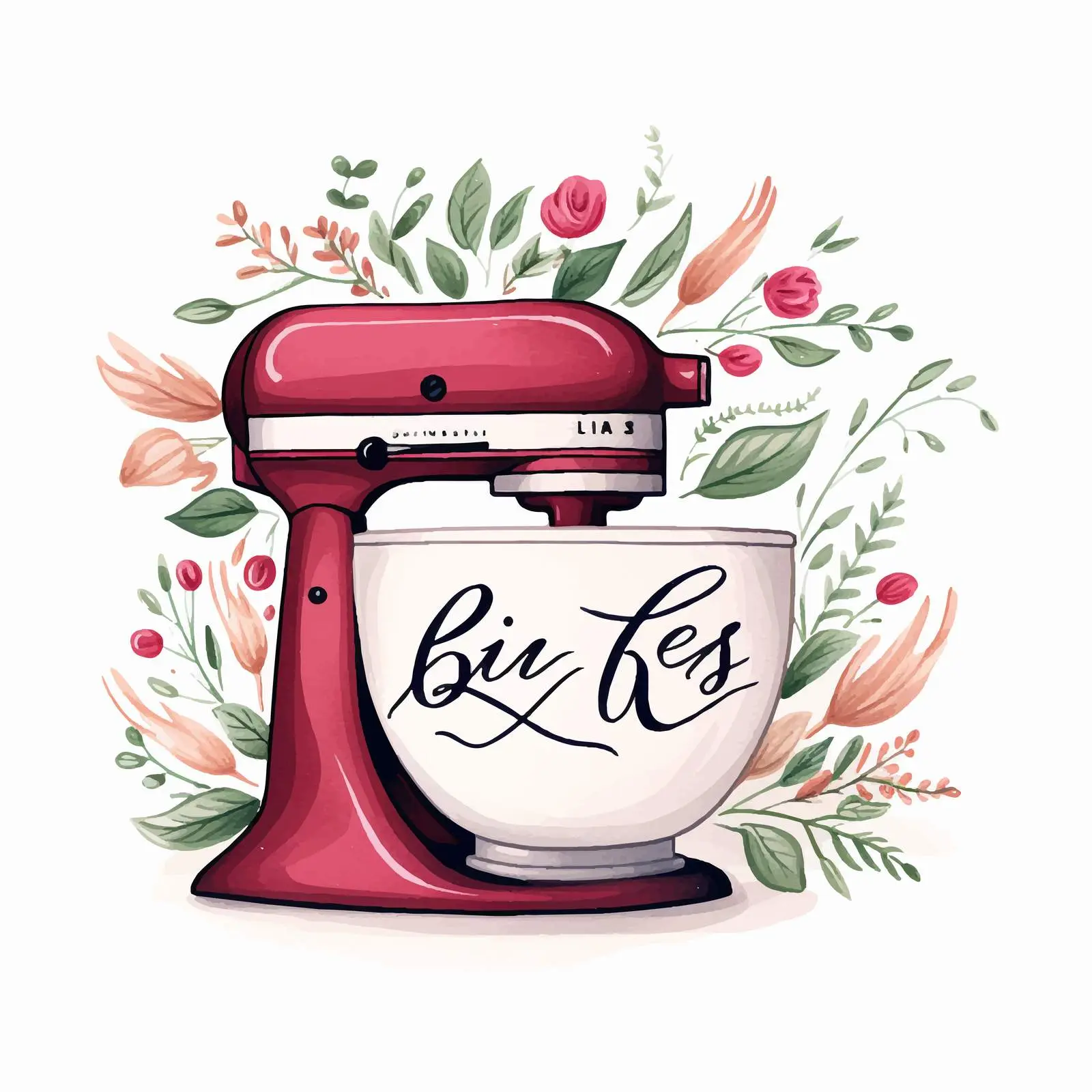 Lets Bake Handwritten Motivational Slogan — free download from Dotvec