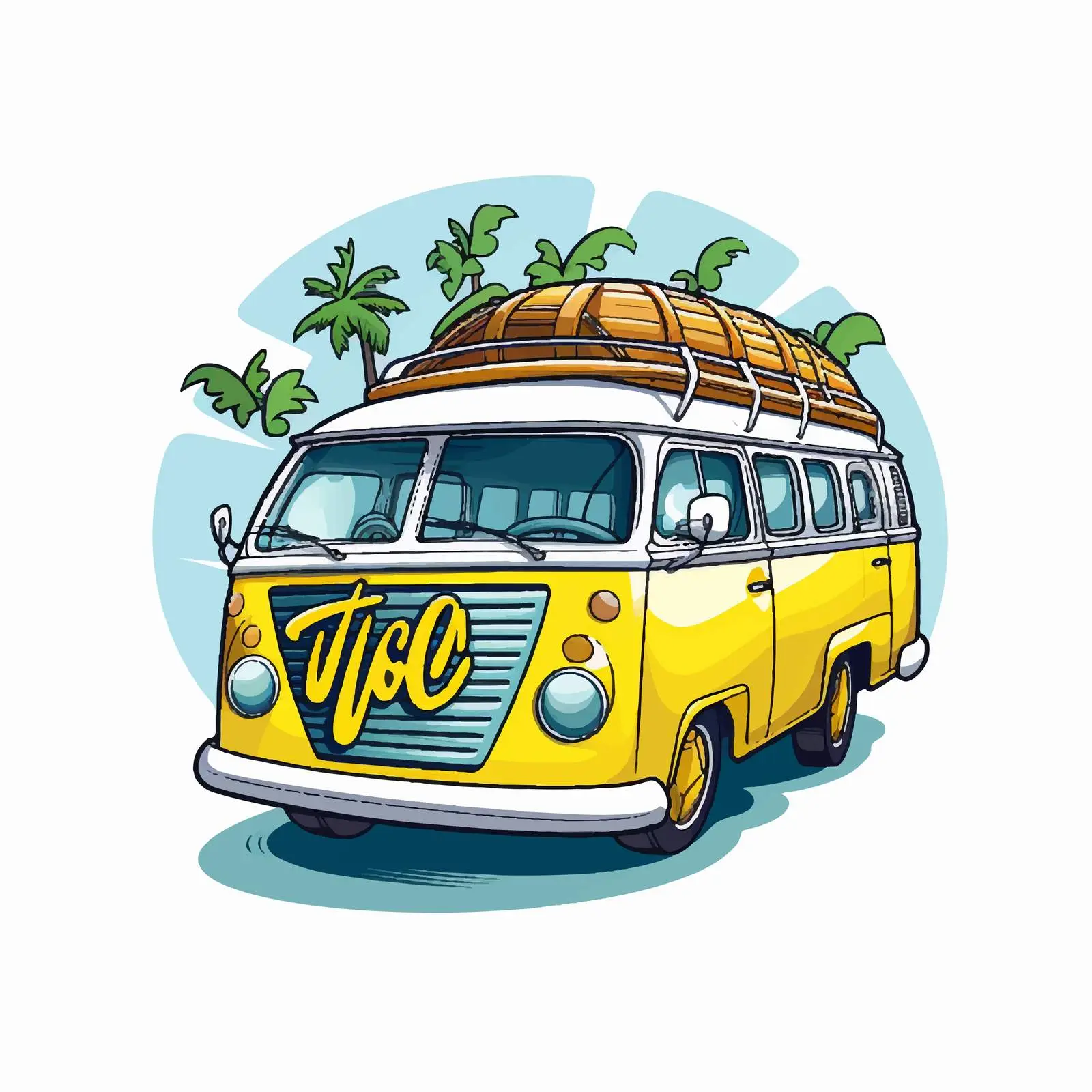 Road Trip Adventure Text Icon Illustration — free download from Dotvec