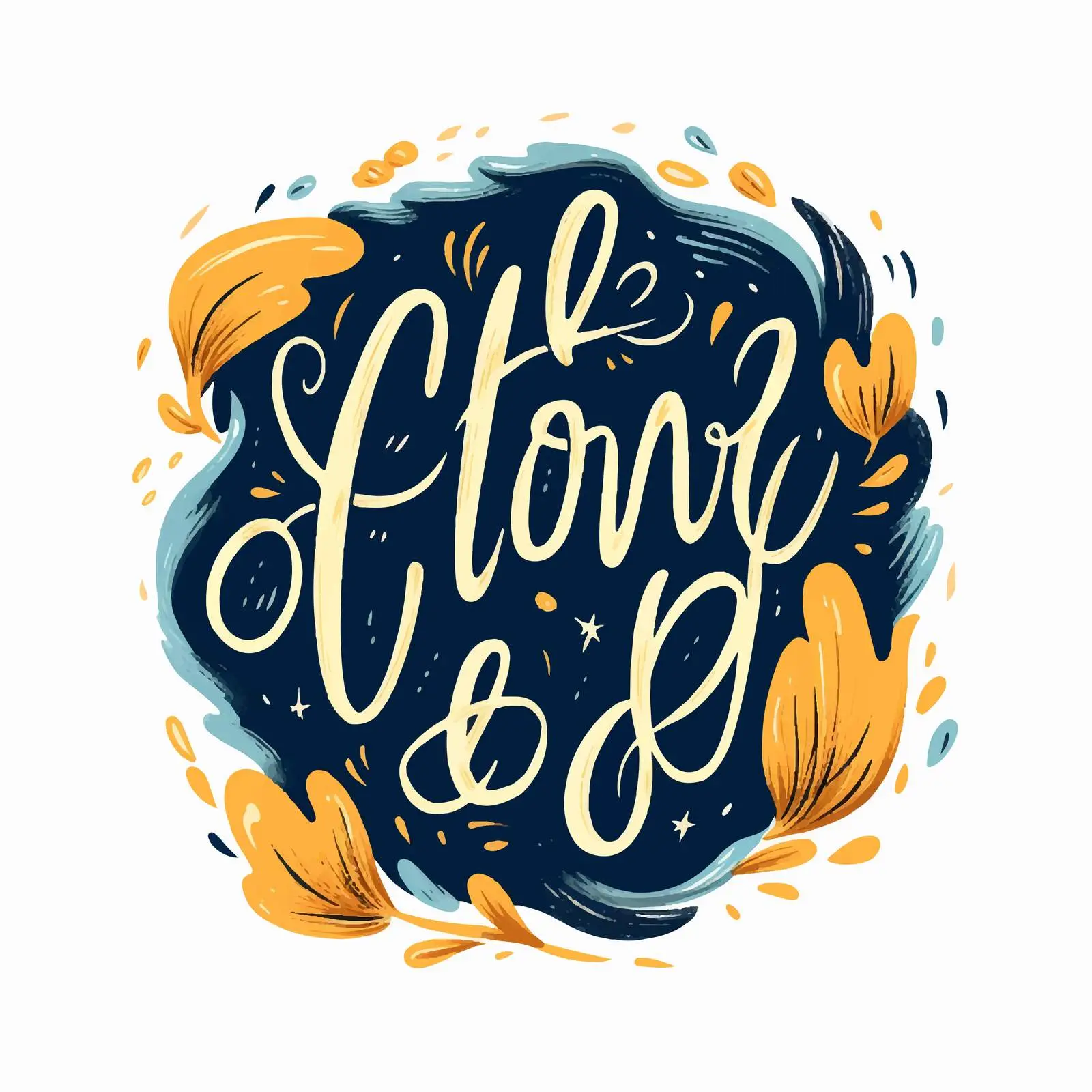 Handwritten Moon Travel Lettering Design — free download from Dotvec