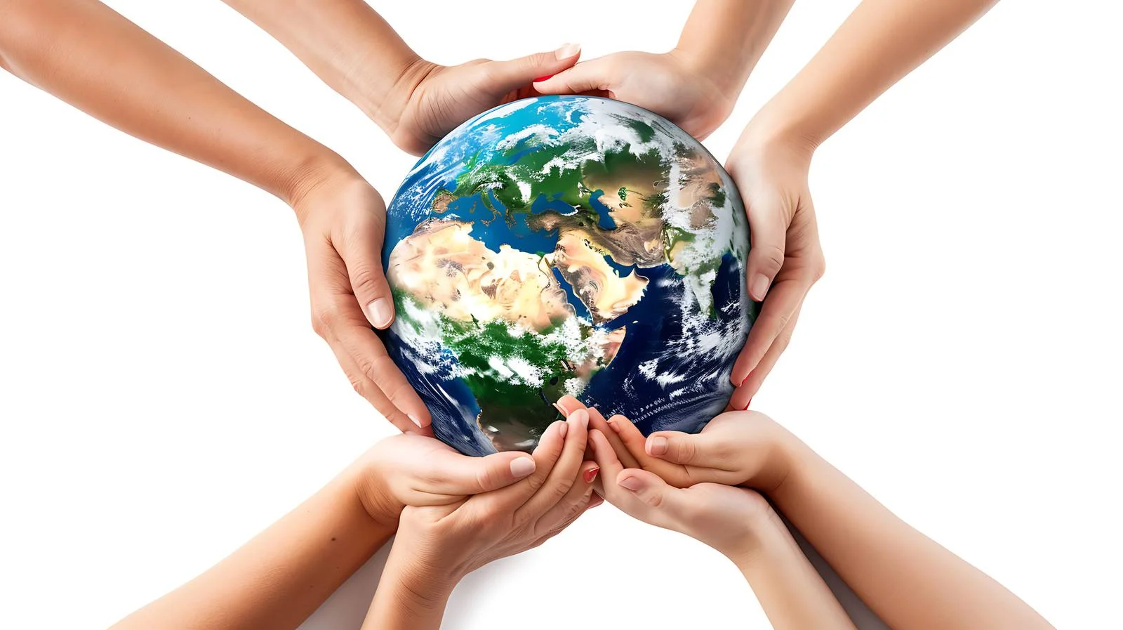 Unite for Earth Conservation on White Background — free download from Dotvec