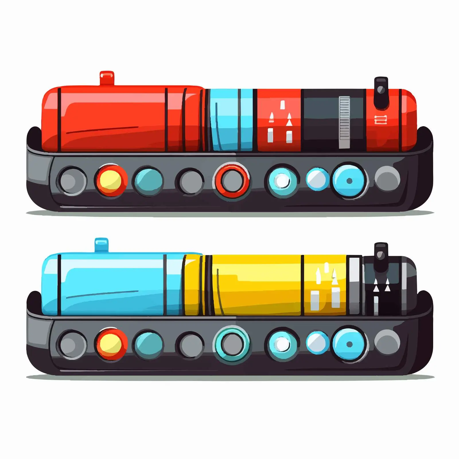Li-ion Cylinder Accumulators in Charger Holder – free battery image from Dotvec