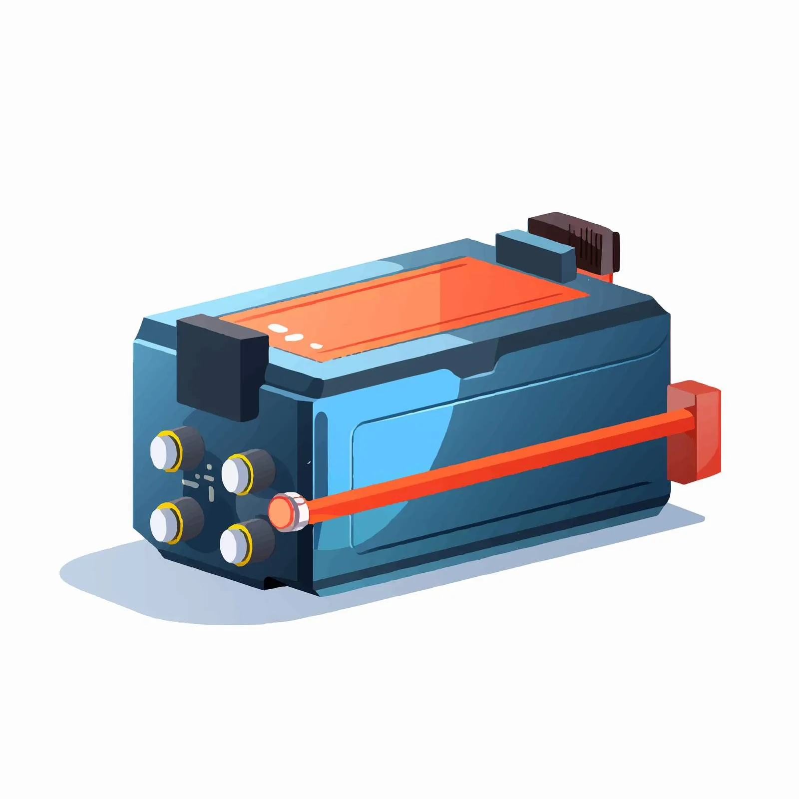 Lithium Polymer Battery with Wires and Terminals — free download from Dotvec