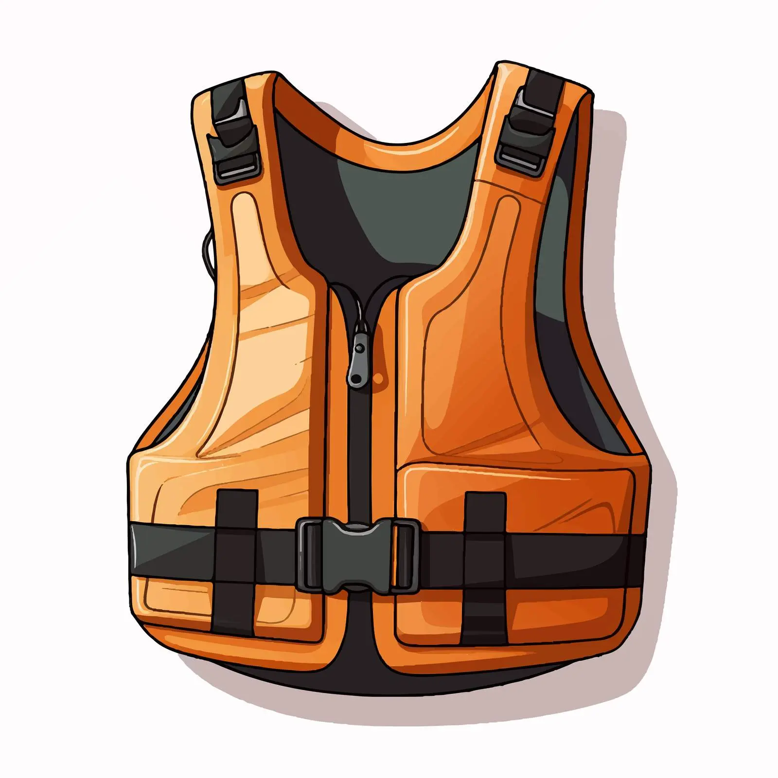 Cartoon Life Vest Vector Illustration — free download from Dotvec