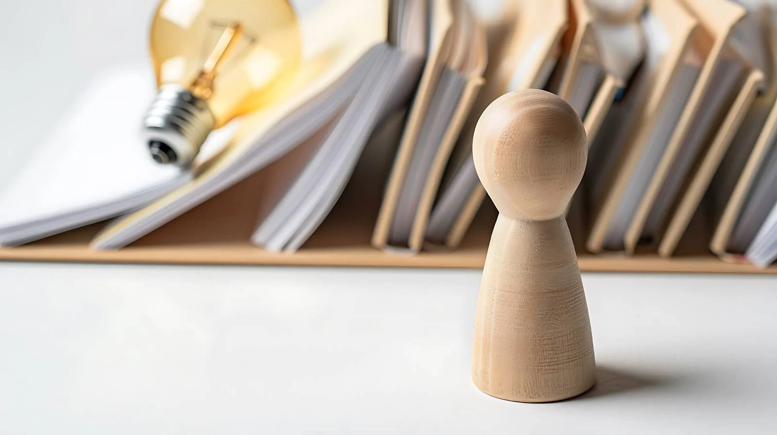 Innovative Wooden Doll Light Bulb Concept — free download from Dotvec