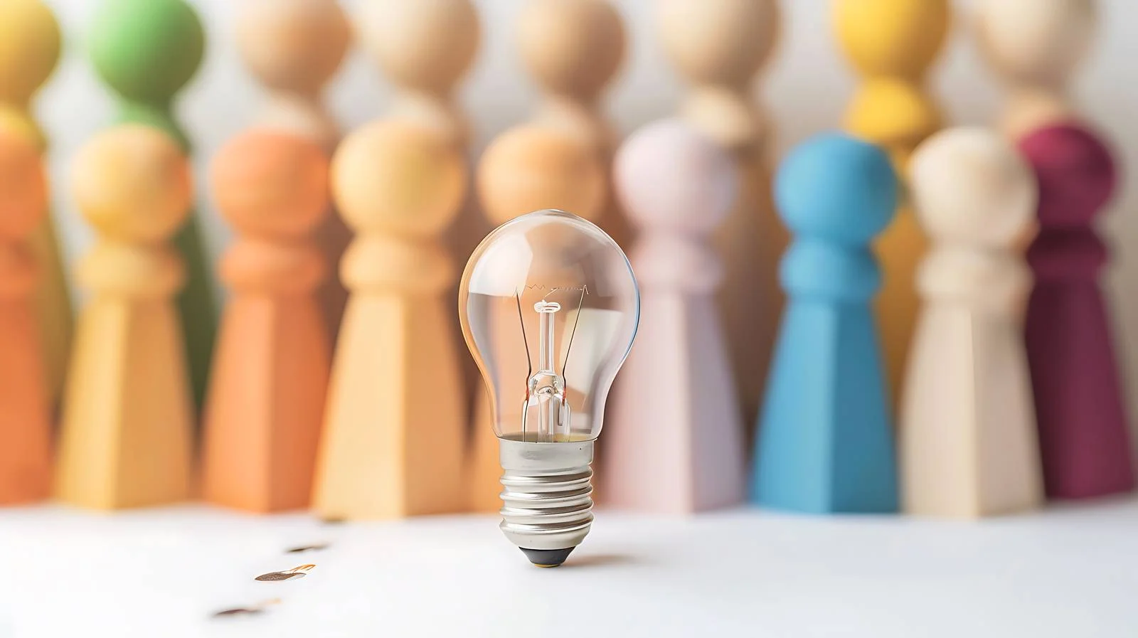 Conceptual Artwork with Light Bulb — free download from Dotvec