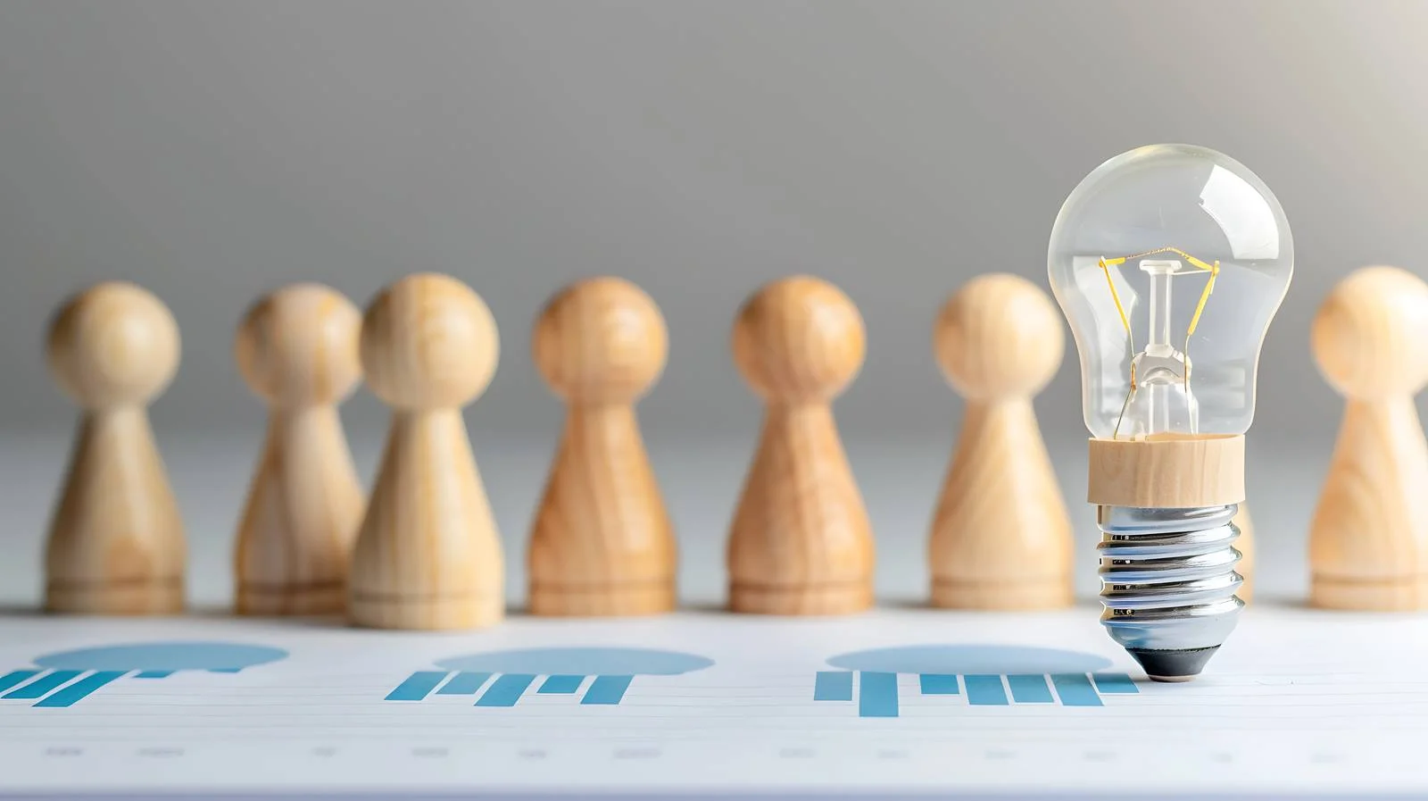 Idea Symbolism with Wooden Doll — free download from Dotvec