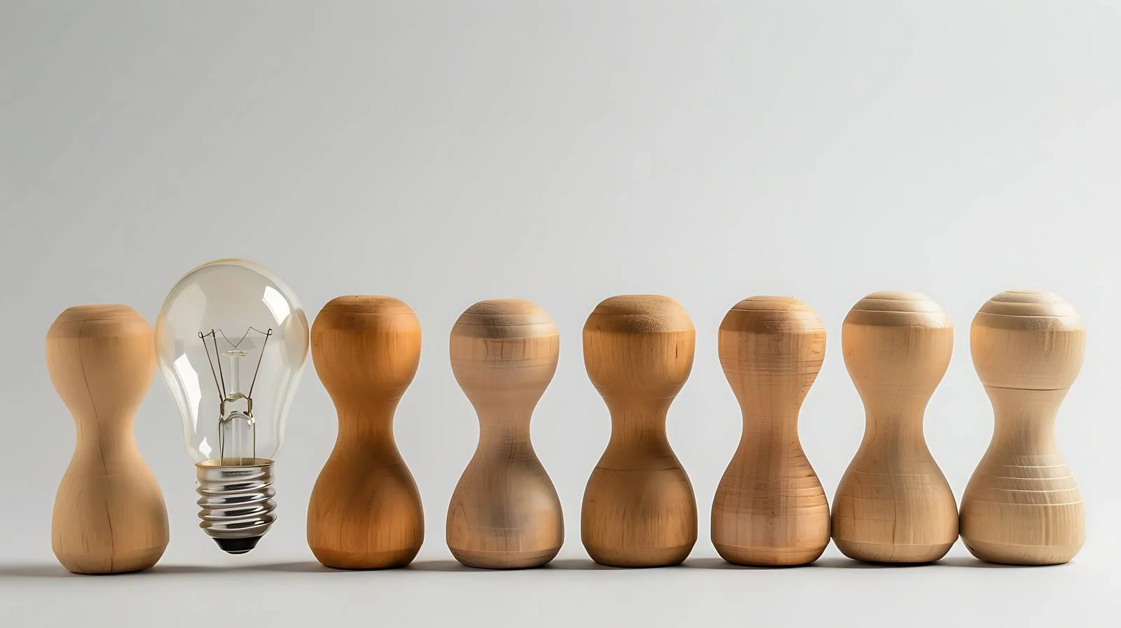 Idea Symbolism with Wooden Doll — free download from Dotvec