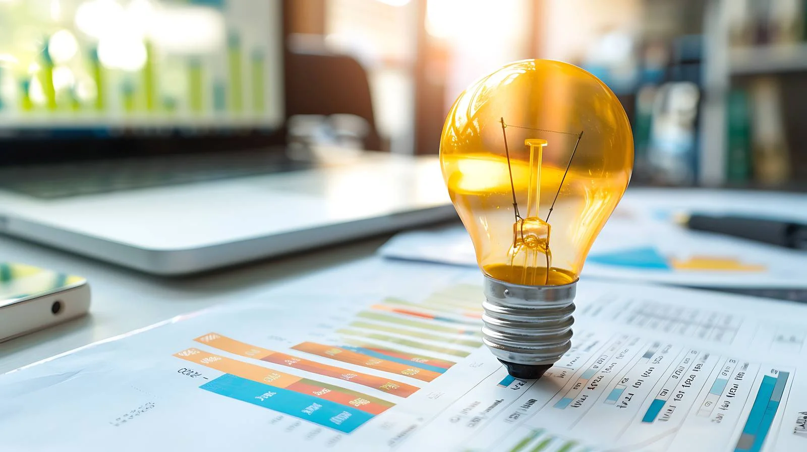 Business Idea Light Bulb Concept — free download from Dotvec