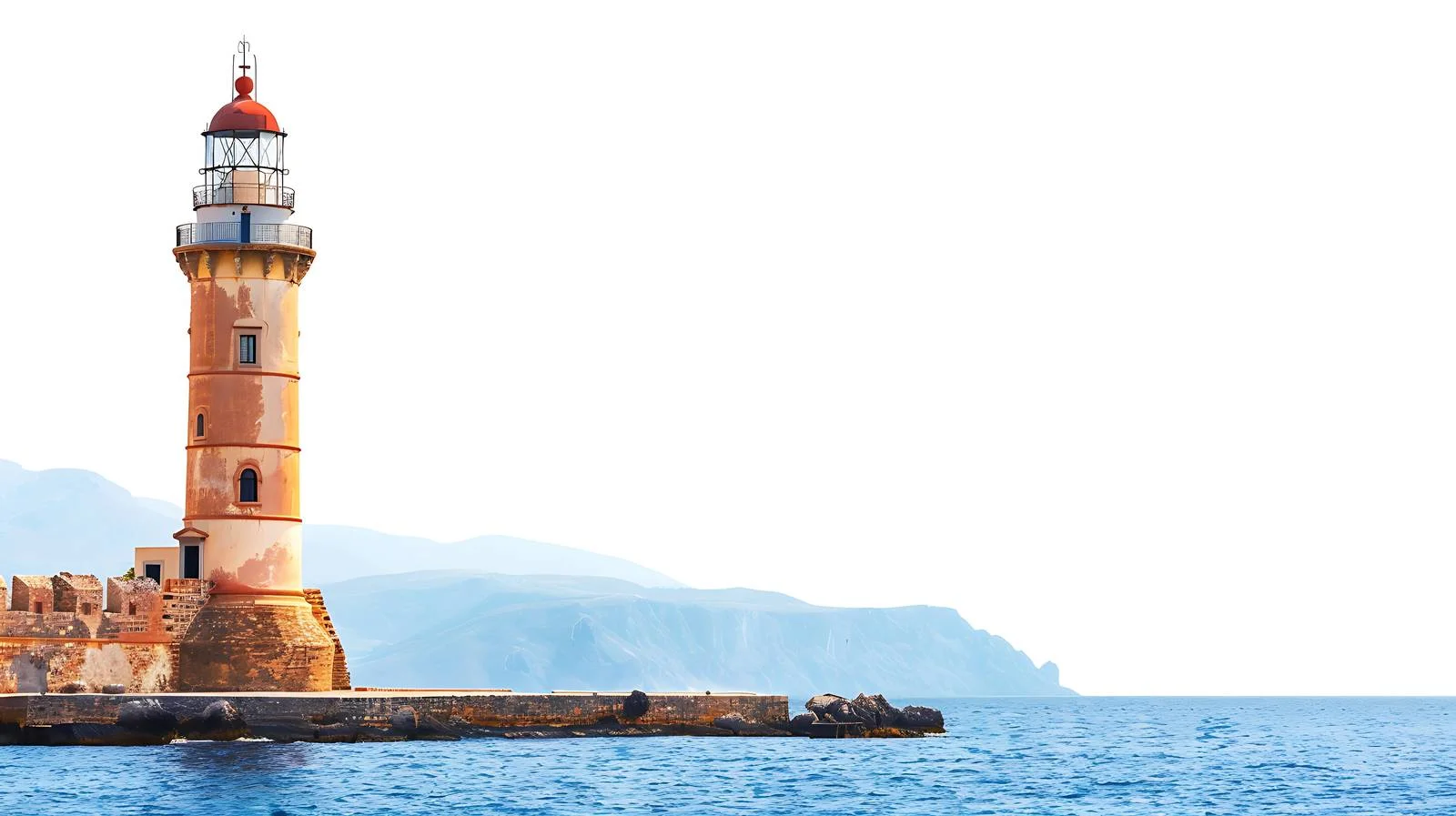 Chania Lighthouse at Old Venetian Harbor — free download from Dotvec