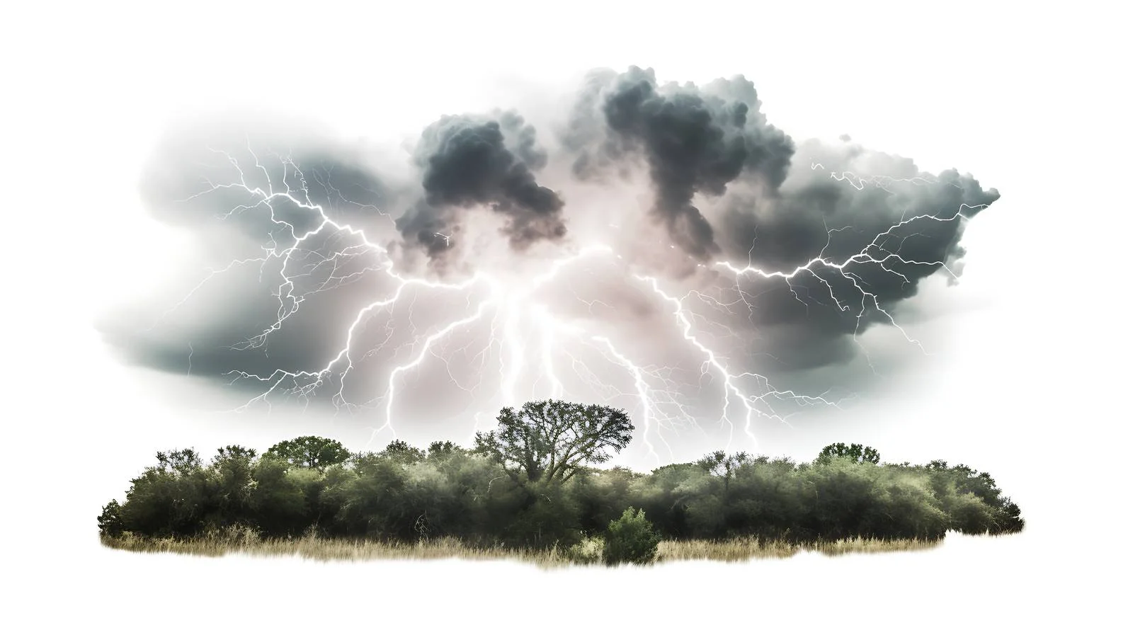 Ethereal Lightning in Texas Night Sky — free download from Dotvec