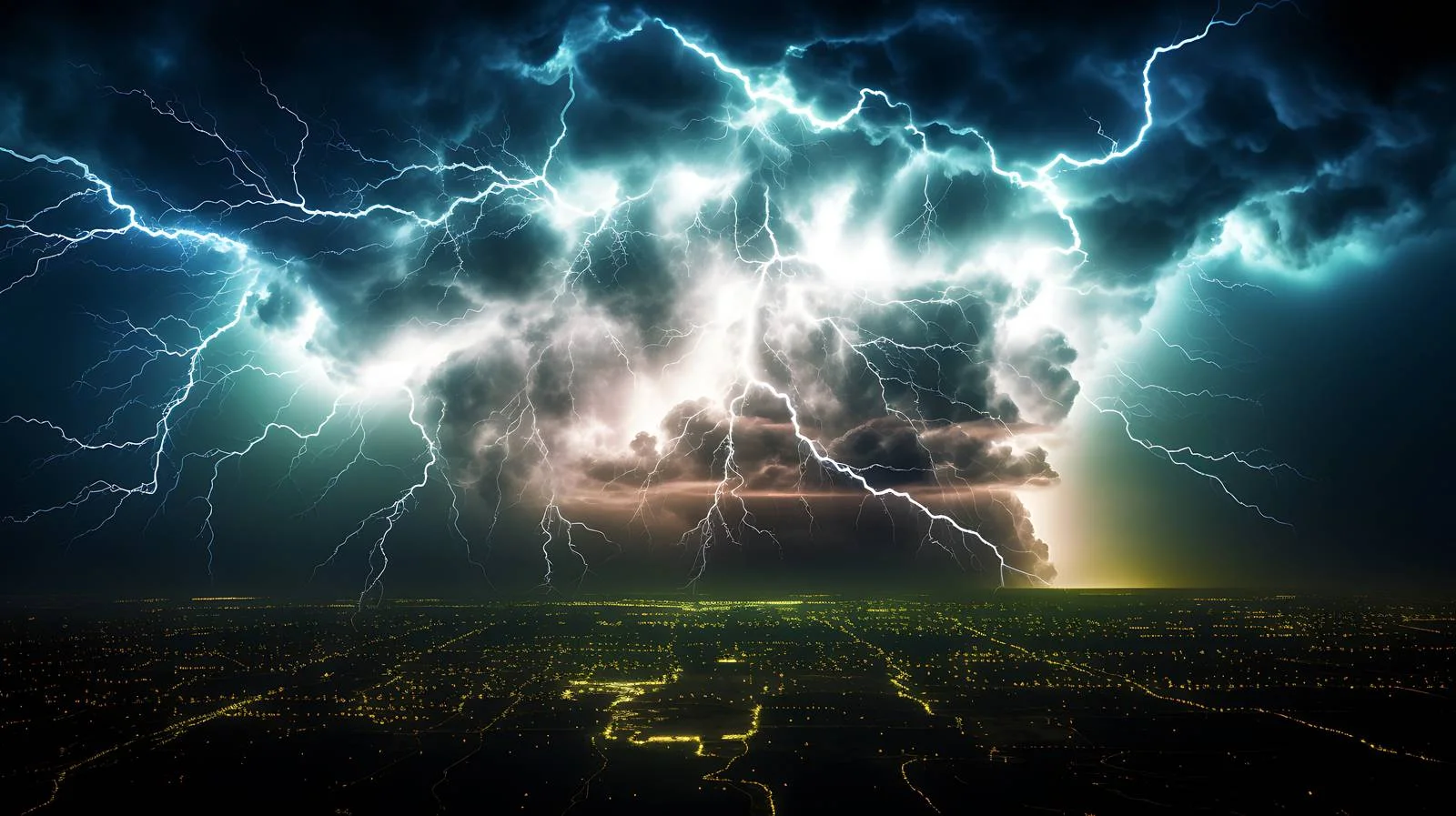 Electrifying Texas Night Lightning White Background — free download from Dotvec