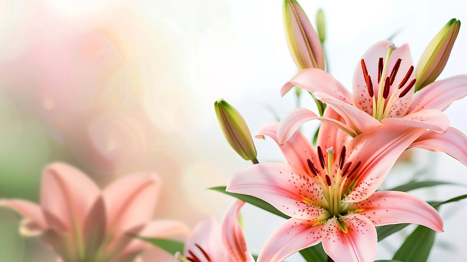 Elegant Lily Blossom in Summer Garden — free download from Dotvec