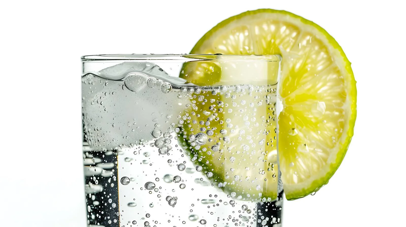 Refreshing Lime Slice Beverage Glass Summer — free download from Dotvec