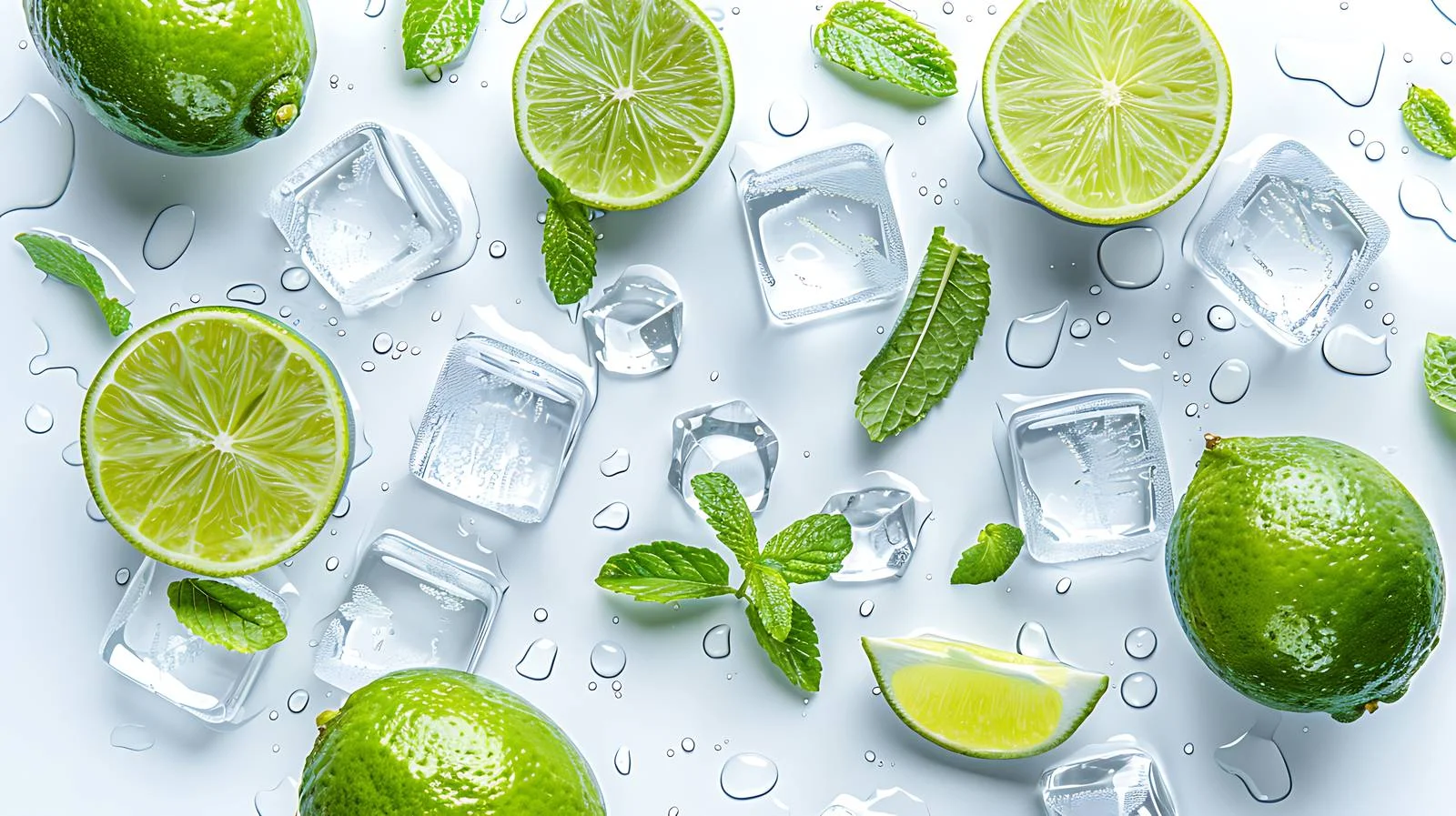 Refreshing Lime Summer Drink — free download from Dotvec