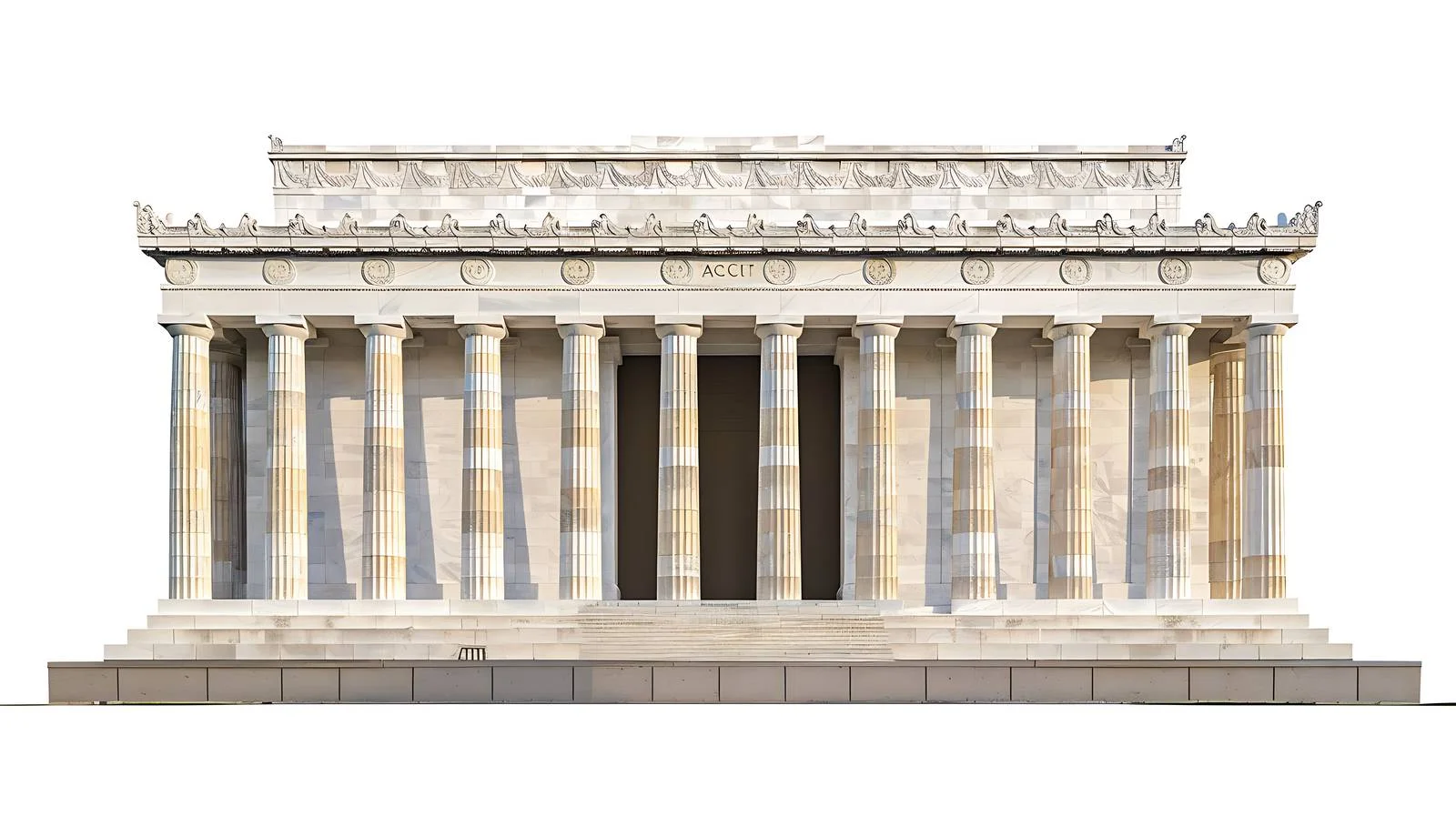 Dawn Light on Lincoln Memorial — free download from Dotvec