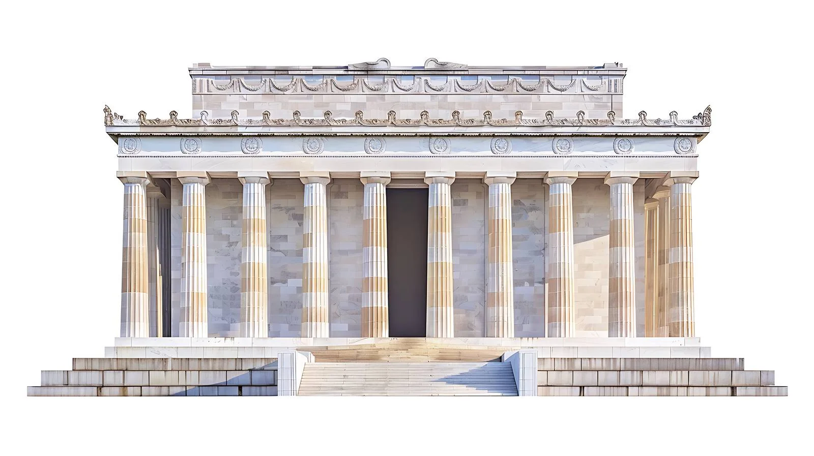 Historical Lincoln Memorial in Washington, D.C. — free download from Dotvec