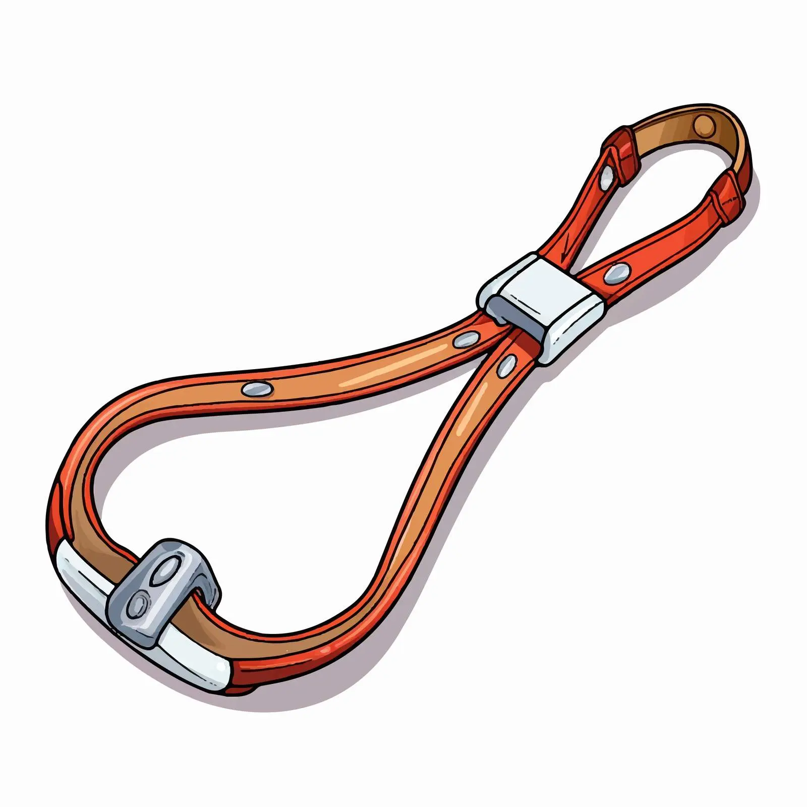 Line Slingshot Vector Illustration on White Background — free download from Dotvec