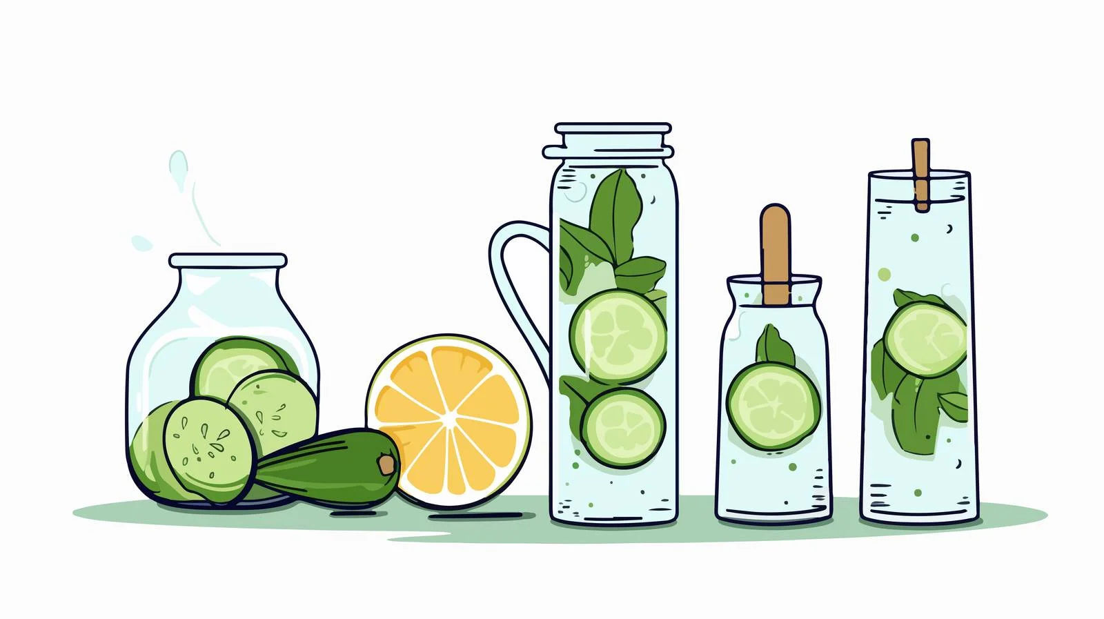 Elegant Line Art Glass Collection — free download from Dotvec