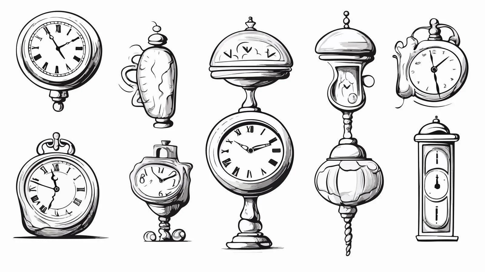 Cartoon Alarm Clock Vector Illustration — free download from Dotvec