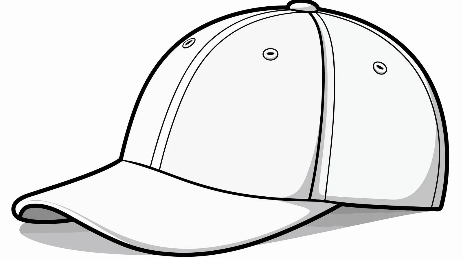Cartoon Baseball Cap Illustration — free download from Dotvec